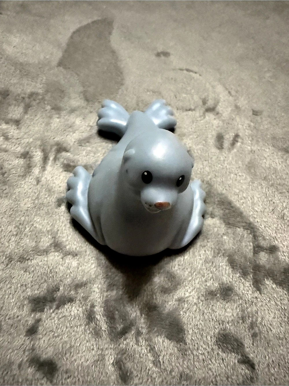 Fisher Price Little People Gray Seal Animal Figure Vintage Toy